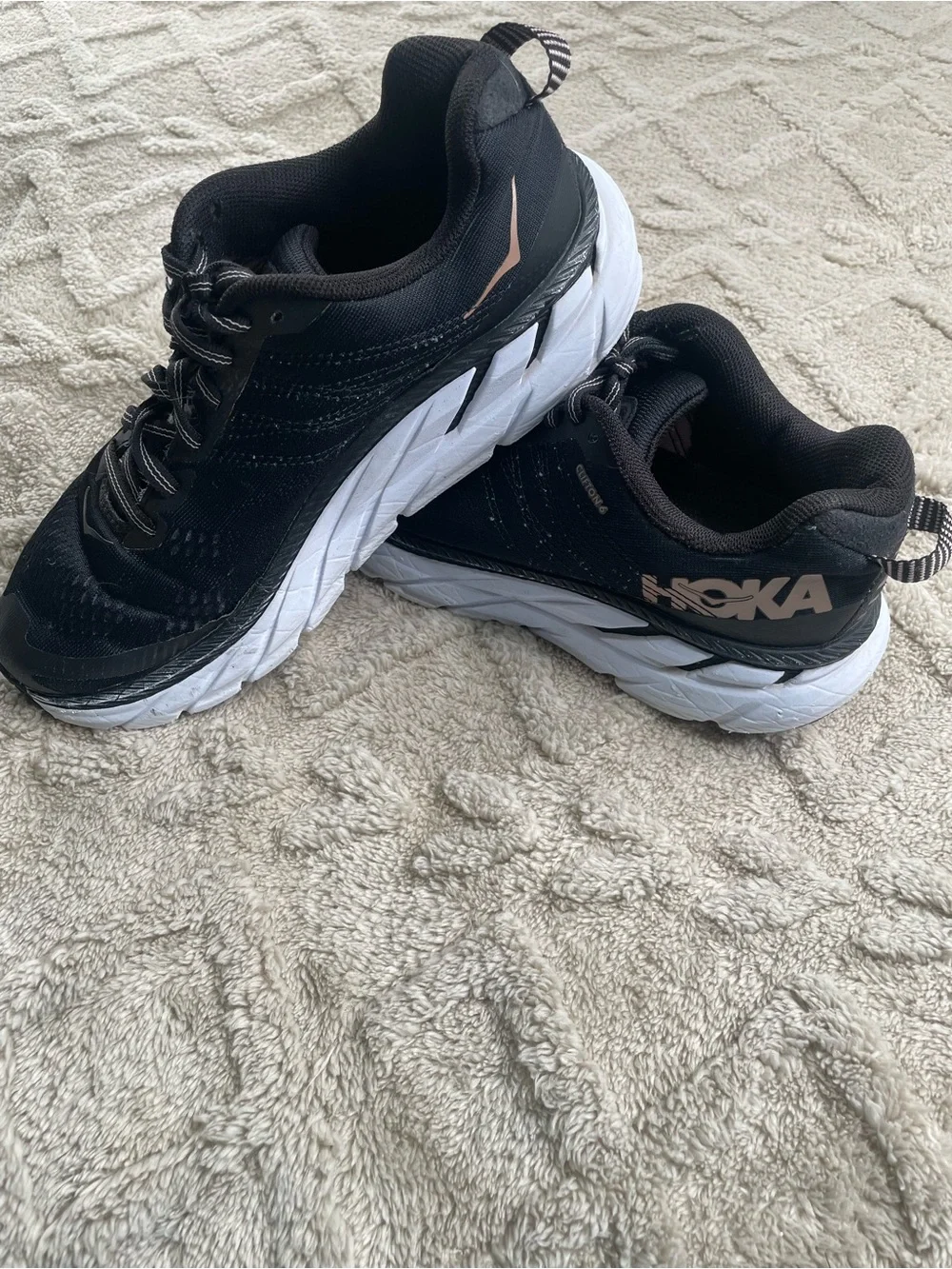 Hoka Black  Athletic Sneakers Size 7  Athletic Shoes